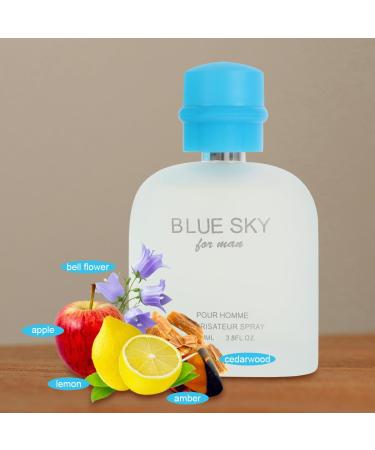 Blue Sky Spray Cologne - Eau De Toilette for Men - 3.8 fl.oz - Buy Online on GoSupps.com
