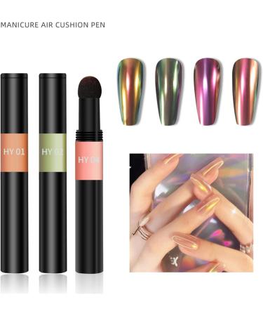 Shop Roseflower Chrome Nail Powder - 6 Colors Holographic & Aurora Effects | International Shipping Available - Buy Online on GoSupps.com