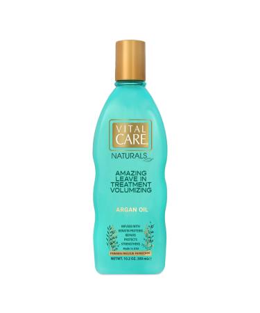 Vital Care Volumizing Leave In Argan Oil Treatment - Amazing Gentle Keratin Complex Hair Treatment is Non-Stripping for Daily Use  Hydrating & Repairing - Avocado Oil and Whole Wheat Proteins