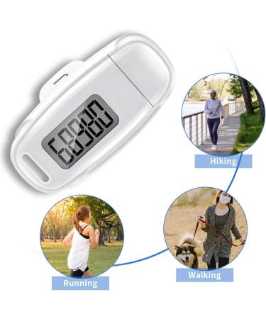 3D Pedometer with Clip and Strap - Accurate Fitness Tracker with USB Charge & Large Display - Daily Step Counter for the Whole Family - Buy Online on GoSupps.com