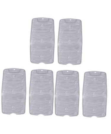 Solustre 6 STK washing board made of silicone silicone laundry board silicone washing board vintage shirt shirt mini washing board Hand wash tools for soft washbar child slide-resistant bra