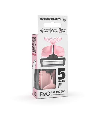 EvoShave Series 3 System Razor StartPack | Powder Pink | Premium International Shipping - Buy Online on GoSupps.com
