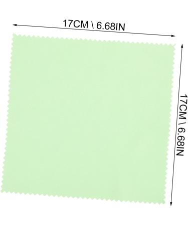 Healifty 10pcs Silver Lens Cleaning Cloths Soft Microfiber Wipers for Glasses & Platinum Suede - Perfect for Eyeglasses & Screens - Buy Online on GoSupps.com