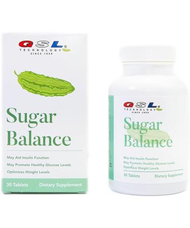 GSL Technology | The Original Sugar Balance | 1000 mg of Bitter Melon Extract | Made in The USA (30 Count)