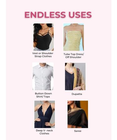 Extra Strong Fashion Dressing Tape - Invisible Double-Sided Body Tape (Pack of 18) | Skin & Fabric Friendly Adhesive for All-Day Use - Buy Online on GoSupps.com