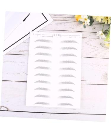 FOMIYES 4 Sheets Pairs Makeup Stickers Natural Brow Eyebrow Brow Tatoo Transfer Stickers Hair Eyebrows 6d - Buy Online on GoSupps.com