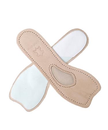 ROSENICE Shoe Support Pair of Anti-Slip High Sweat Absorption 3/4 Massage Shoe Insoles Cushion Inserts for High Heels Sandals Size S