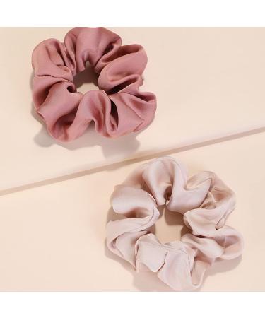 Elegant Silk Hair Ties - 6 Soft Scrunchies for Women & Girls | Luxury Hair Bands & Ponytail Holders - Buy Online on GoSupps.com