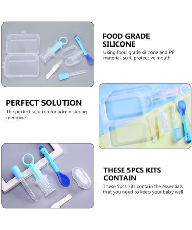 Healifty 5pcs Baby Medicine Feeder Set - Food & Liquid Dispenser - Buy Online on GoSupps.com