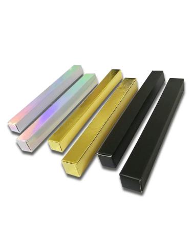 ANZKA 50 Pcs Eyeliner Packaging Boxes - Black Matte Twist Pen Wrapping Boxes - 5.7x0.63x0.63 Inch - Ideal for Cuticle Oil Pens - 14.5x1.6x1.6cm - Buy Online on GoSupps.com