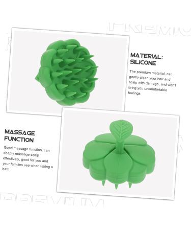 Magiclulu 4-Piece Scalp Massage Brush Set - Portable Shampoo Brushes for Kids & Hotels | Silicone Bathroom Tools - Buy Online on GoSupps.com