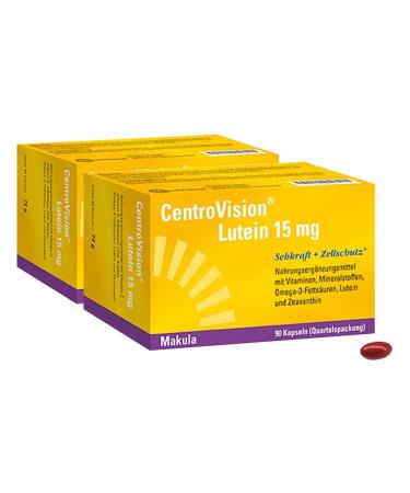Centrovision Lutein 15 mg 2x90 pcs