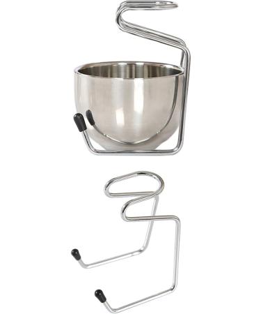 Ruiqas 3 in 1 Shaving Set for Men | Stainless Steel Brush & Soap Dish | Premium Grooming Essentials - Buy Online on GoSupps.com