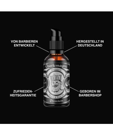 Charlemagne Beard Care Set for Men - High Quality Beard Oil & Balm | Perfect Gift for Men | Premium Barber Care Set - Buy Online on GoSupps.com
