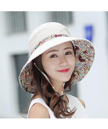 UPF 50+ Waterproof Wide Brim Bucket Sun Hat for Men/Women - Khaki - Buy Online on GoSupps.com