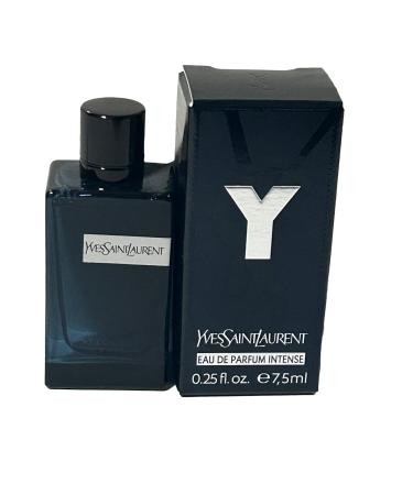Yves Saint Laurent YSL Y Men Perfume INTENSE Parfum mini splash on SMALL TRAVEL SIZE 7.5 ml / 0.25 Fl oz
