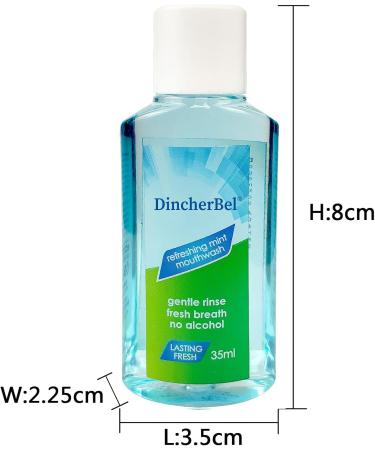 Mouthwash Travel Size Portable Original Mint Mini Mouthwash Bulk 35ml/1.2oz (24Pack Mint) Mint 28.8 Fl Oz (Pack of 1) - Buy Online on GoSupps.com