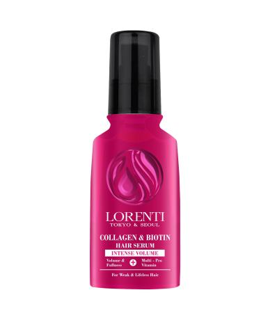 Sun Shine LORENTI Tokyo & Seoul Hair serum collagen & biotin 125 ml for the antifrizz treatment of dry brittle and damaged hair hair care serum hair treatment hair oil treatment