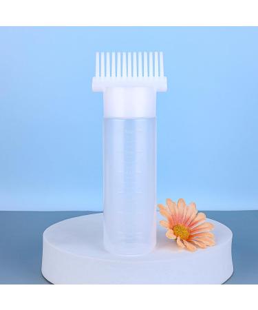6oz Root Comb Applicator Bottle for Hair Dye & Scalp Treatment - Graduated Scale, Professional Hair Oil Brush - Buy Online on GoSupps.com