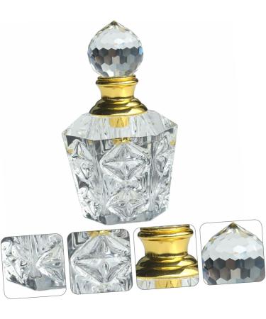 Ipetboom 1pc Dropper Essential Oil Bottle Fancy Perfume Bottle Cosmetic Dropper Bottle Skincare Containers Terrarium Essential Oil Vials Mini Travel Glass White Cosmetic Bottle Crystal 6.5x4cm White - Buy Online on GoSupps.com