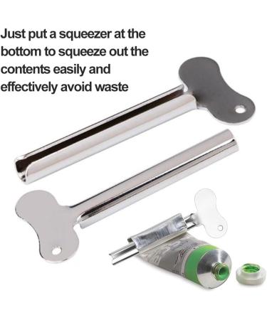 Stainless Steel Toothpaste Squeezer Tube Roller - 5 Pack Metal Presser for Hand Cream & More - Optimize Your Tubes! - Buy Online on GoSupps.com