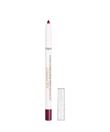 L'Oreal Paris Age Perfect Anti-Feathering Lip Liner  Rich Cranberry Rich Cranberry 1 Count (Pack of 1)