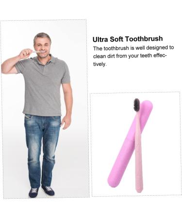 PartyKindom 6 Pcs Soft Fur Toothbrush Set - Travel-Friendly Small Toothbrushes with Eco-Friendly PP Material & Toothpaste - Buy Online on GoSupps.com