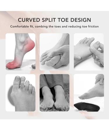 Socobeta Orthopedic Toe Separator - Silicone Foot Ball Alignment 2 Pack Comfortable & Multifunctional - Buy Online on GoSupps.com
