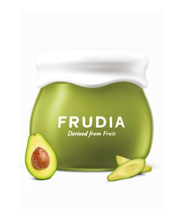 FRUDIA WELCOS Avocado Relief Cream Mini | Calming Cream w/Avocado Extract Centella Asiatica Extract & MadecassosideX4 | Korean Skin Care Moisturizer Face Cream (0.33 fl oz)