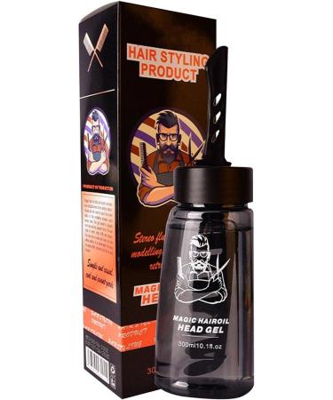 10 Men Styling Gel with Comb Professional Long-Lasting Men Hair Styling Gel Tool - 300ml Long Lasting Men Hair Cream Salon Styling Gel Tool Men's Oil Head Artifact Nicything 10 Pcs One Comb Cool 300ml - Buy Online on GoSupps.com