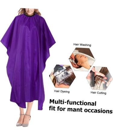 Beavorty Hairdressing Cloak Capes - Purple Salon Gown for Adults | Professional Hair Apron for Barbers & Hairdressers - Buy Online on GoSupps.com