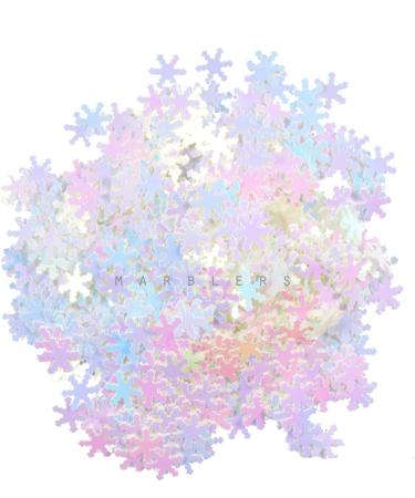 MARBLERS Chunky Snowflake Glitter 0.11oz - Vegan, Non-Toxic, Cruelty-Free | Eyeshadow, Nail Polish, Festival Makeup - Buy Online on GoSupps.com