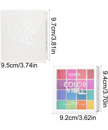 Matte Eye-Shadow Palette | Smudge-Proof Eyeshadow Palette 16 Colors Matte Eye Shades | Yong Girls Beauty Products for Gathering Dating Home Working Shopping Traveling Frifer - Buy Online on GoSupps.com