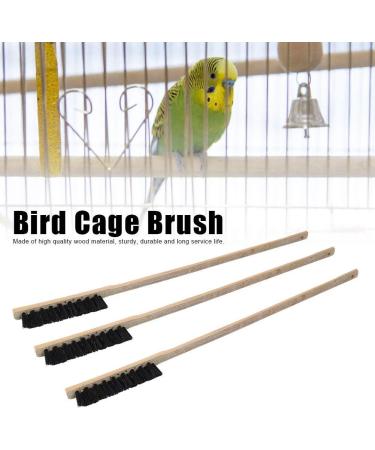 Zouminyy Parrot Cage Cleaning Brush Bird Cage Brush Bird Cleaning Brush Bird Handle Brush for Parrots Bird Cage - Buy Online on GoSupps.com