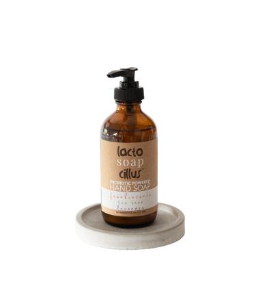 Lactosoapcillus Probiotic Powered Hand Soap - Naturally Refreshing - Patchouli Scent - Natural & Vegan With Finest Skin-Loving Essential Oils - Palm Oil Free (8 fl oz)