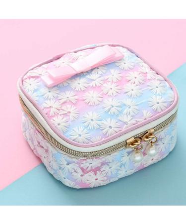Exceart Sanitary Napkins Bag Sanitary Pouch Organizer Holder Embroidery Storage Bag for Outdoor Travel (Gradient Pink) Graded Powder - Buy Online on GoSupps.com