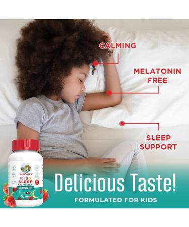 MaryRuth's Kids Sleep Gummies | Sugar Free with L Theanine, Lemon Balm, Chamomile & Vitamin B6 | Relaxation & Sleep Support for Kids 2+ | Vegan & Non-GMO | 60 Count - Buy Online on GoSupps.com