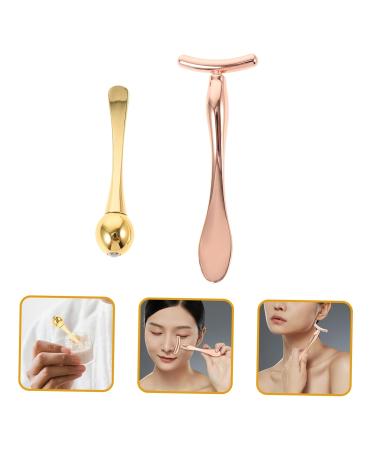 Eye Roller Head T-bar Set Dark Circles Eye Cream Applicator Tool for Radiant Skin | International Shipping Available - Buy Online on GoSupps.com