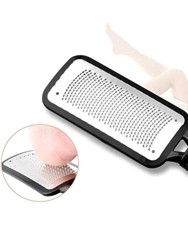 Foot RASP Colossal Foot File and Callus Remover Best Foot Care Tool to Remove Hard Skin Suitable Wet and Dry Feet Professional Stainless Steel Metal Foot File (Black) - Buy Online on GoSupps.com