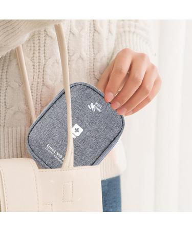 Buy HioQFR 2PCs Portable Travel Pharmacy Bags - Small Emergency & Medication Bag for Home Office & Outdoor (Gray + Green) - Buy Online on GoSupps.com