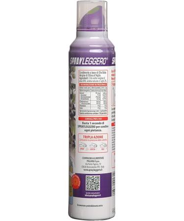  Italian Gourmet E.R. SPRAYLEGGERO Pack of 3 bottles of extra virgin olive oil flavored with garlic 250 ml thanks to the practical sprayer you can save up to 90% of the oil + gourmet Italian polpa 400 g - Buy Online on GoSupps.com