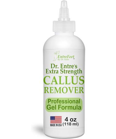 Dr. Entre's Callus Remover Gel: Extra Strength Callus Remover for Feet, Foot Callus Remover, Foot Care, Pedicure Tools Supplies, Dead Skin Remover, 4 oz - Buy Online on GoSupps.com