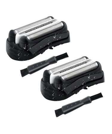 TsoLay 2 x 32B Shaver Head Replacement for 32B Series 3 301S 310S 320S 330S 340S 360S 380S 3000S 3020S 3040S 3080S