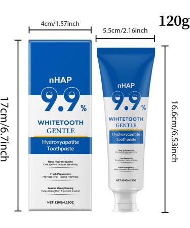 Gum Health Toothpaste 120g | Whitening and Stain-Removing Toothpaste | For Adults Strengthens Freshens and Repairs Enamel - Buy Online on GoSupps.com