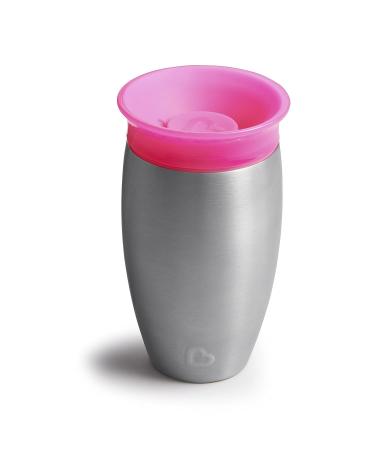 Munchkin 17061 10oz Stainless Steel Miracle 360 Sippy Cup - Assorted Colors - Buy Online on GoSupps.com