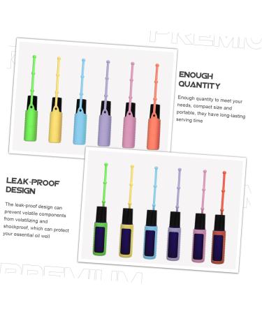 Angoily 4 Sets Roller Bottle Empty Refillable Perfume Cosmetics Liquid Bottle Travel Liquid Container Pump Portable Essential Oil Bottle Essential Oil Container Bottle with Silicone Sleeve - Buy Online on GoSupps.com