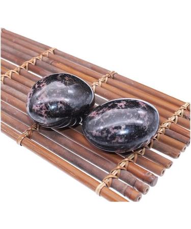 Balance Natural Crystal Stone Plum Blossom Tourmaline Palm Stone Polished Stones Specimen Natural Stones and Minerals Lucky Stone Decorative Stones - Buy Online on GoSupps.com