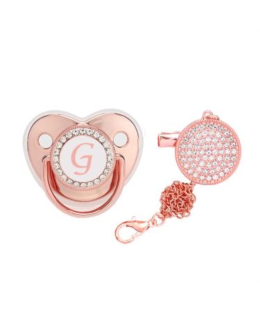 Romida Night Schnuller Baby Schnuller nipple baby pacifier bends tooth misalignment in front of newborn dummy pacifier especially thin & flexible dummy silicone pacifier G unit size