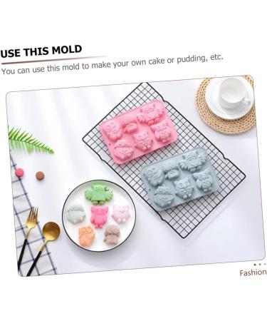 Ciieeo 2 Pcs Baking Cake Mold Candy Gummy Ice Cube Molds 3D Gummies Ice Cube Silicone Molds Cake Baking Mold Mini Cupcakes Crayon Mold Owl Baking Mold Silica Gel Chocolate Cake Machine 19.9x13.8cm Blue - Buy Online on GoSupps.com