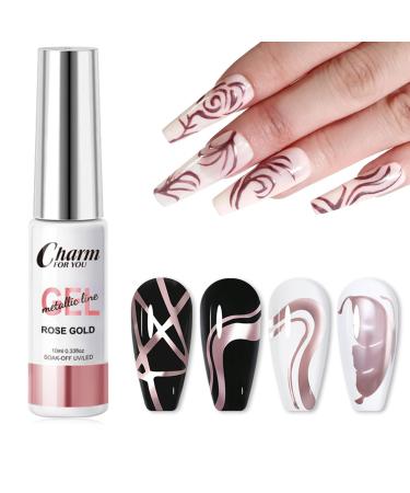 Rosarden Nail Polish Quick Drying Nail Polish Long Lasting Gel High Glossy Smooth Easy to Apply QFpink